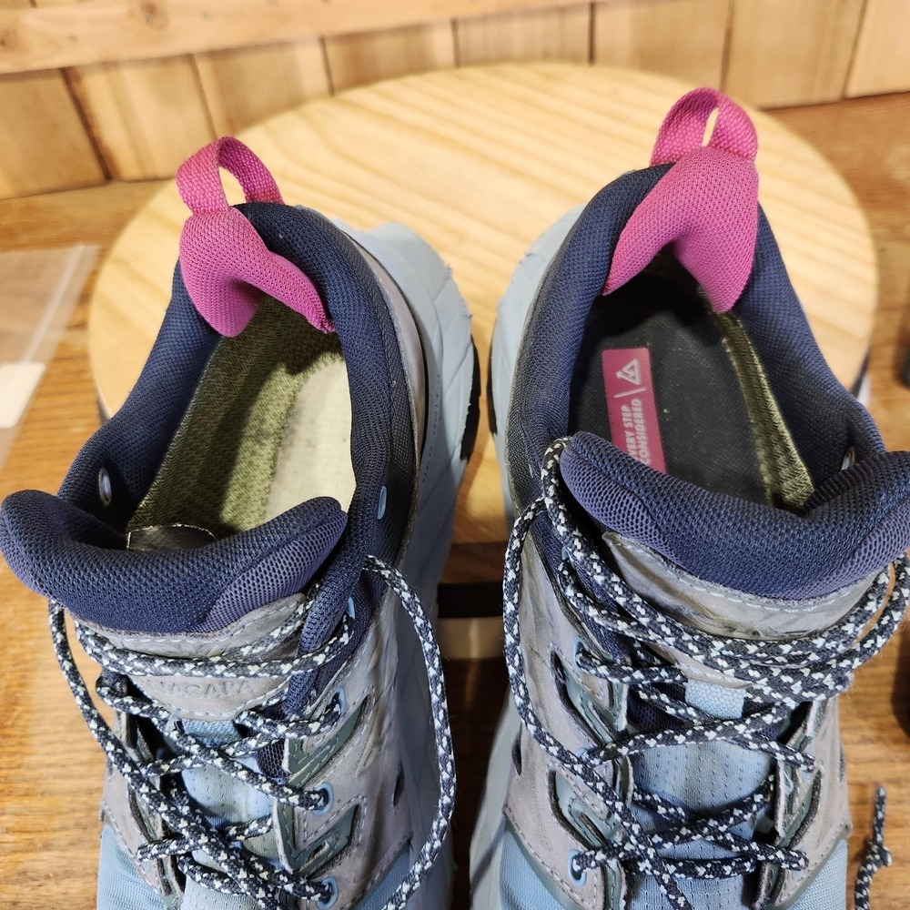 Hoka One One Anacapa Low GTX Shoes Womens 8.5 Blue Gore-Tex Hiking NO INSOLE - Picture 9 of 10